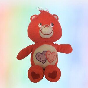 Love-a-Lot Care Bear With Hearts 2006 Stuffed Animal